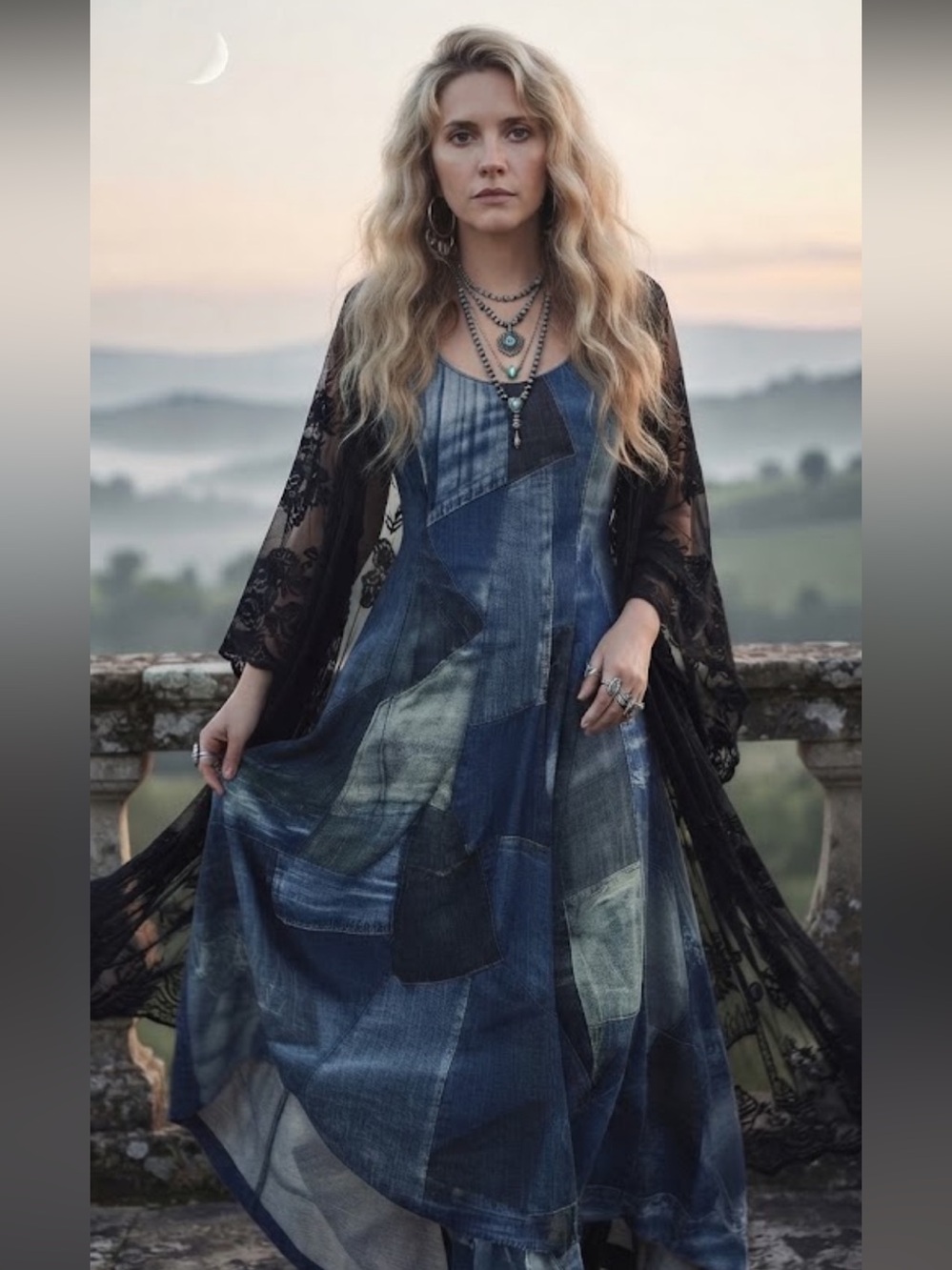 50. Anthropologie
Pilcro
Patchwork Dress
Denim Piecing
Rounded Hem
Blue